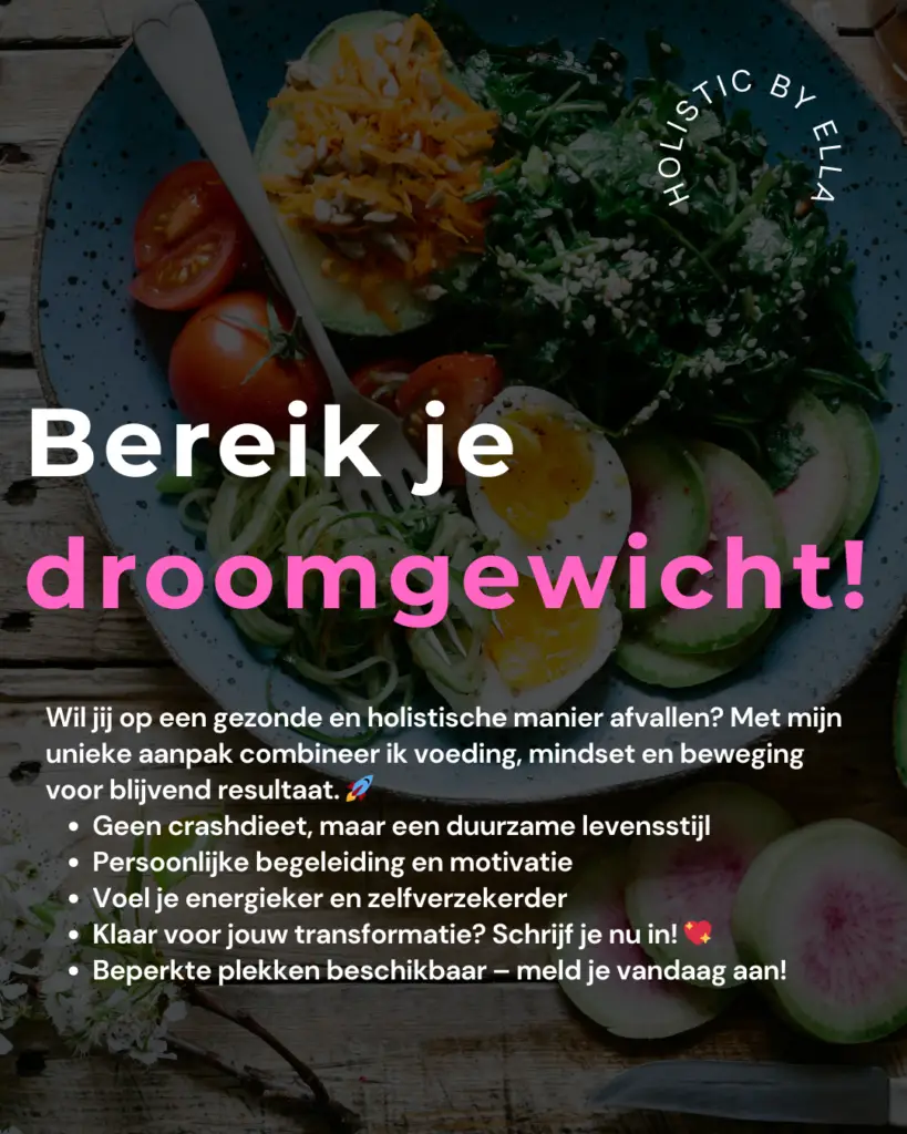 Facebook advertentie van Ella, converterend voor diëtisten